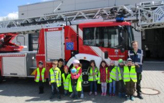 Besuch bei der Feuerwehr in Weidenau